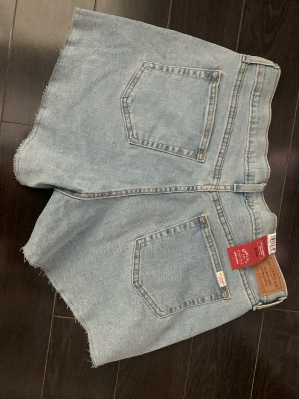 Levi's Light Blue Denim Cutoff Shorts - Women's - Picture 3 of 4